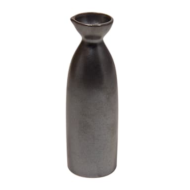 Korin Japanese Trading SAB-119/L Tessa Black 8 Oz. Sake Bottle