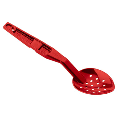 Cambro SPOP11CW404 Camwear Red 11" Perforated Deli Spoon