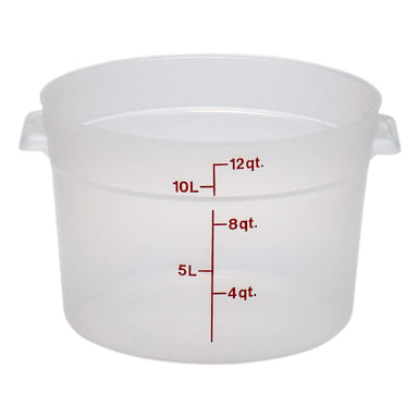 Cambro RFS12PP190 Translucent Round 12 Qt Storage Container