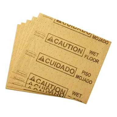 Rubbermaid FG425300 Over-the-Spill Med Yellow Station Pad