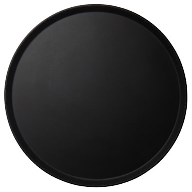 Cambro 1950CT110 Camtread Black Low Profile 19" Round Tray