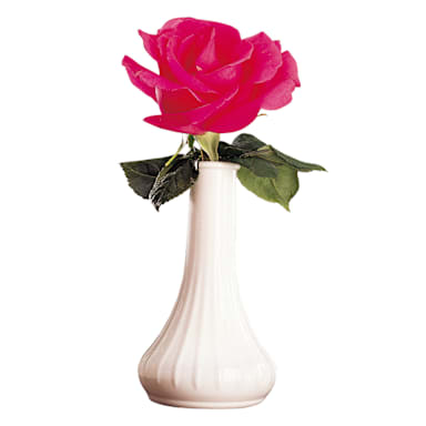 Cambro BV6CW148 White Camwear 6" Bud Vase - Dozen