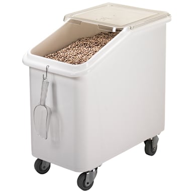 Cambro IBS27148 Camcrisper White Slant Top 27 Gal Ingredient Bin