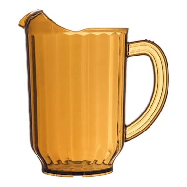 Carlisle 554013 VersaPour 60 Oz. Amber Pitcher