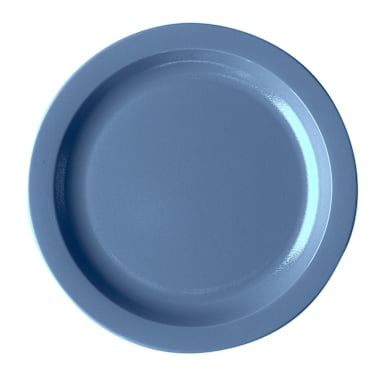 Cambro 10CWNR401 Slate Blue Camwear Narrow Rim 10 In. Plate