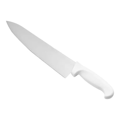 Darling Foodservice Wide White Handle 10" Cook's Knife