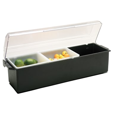 Traex 4742-06 Kondi-Keeper Black (3) 1 Quart Condiment Dispenser