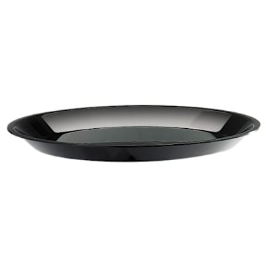 Cal-Mil 315-10-13 Black 10" x 1" Round Shallow Tray