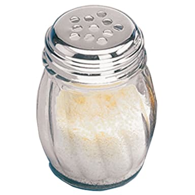 American Metalcraft LX306 Lexan Swirl Clear 6 Oz Cheese Shaker
