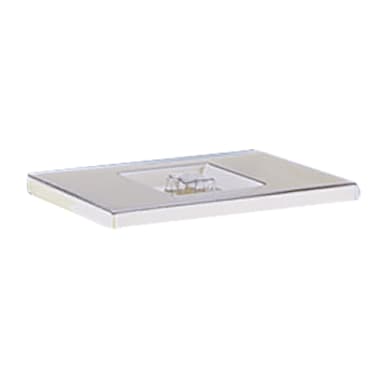 Faribo 434-2H Clear 14-3/4" x 9-1/2" Poly Cover For P434 Bin