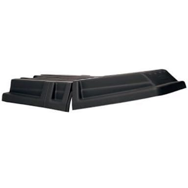 Rubbermaid FG130700BLA Domed Hinged Lid for 1/2 Cu. Yard Tilt Trucks