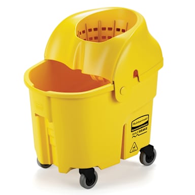 Rubbermaid FG759088YEL WaveBrake 35 Quart Wringer / Mop Bucket Combo