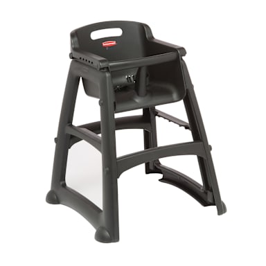 Rubbermaid FG780608BLA Sturdy Chair Youth Seat without Wheels