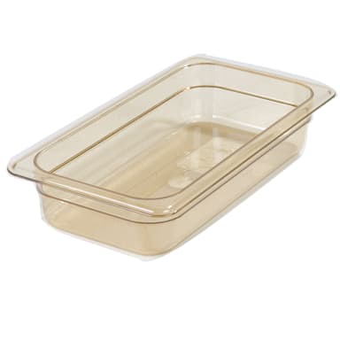 Carlisle 3086013 StorPlus 1/3 Size Amber Food Pan