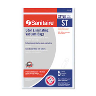 Sanitaire® 63213B ST Premium Synthetic Bags for Vacuums - 5 / PK