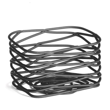 TableCraft BK156 Artisan Collection Black Metal Sugar Packet Holder