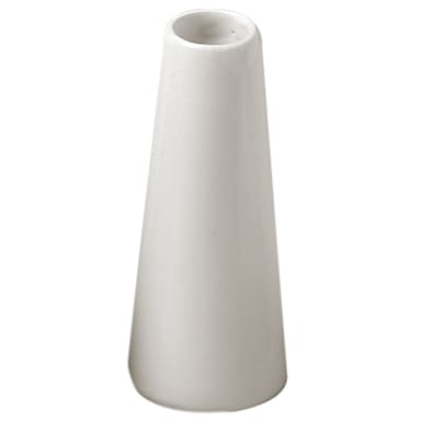 American Metalcraft BVTG6 Prestige White Ceramic Bud Vase