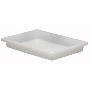 Cambro 18263P148 Camwear White 18" x 26" x 3.5" Food Storage Box