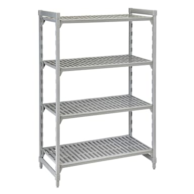 Cambro CPU244872V4480 Camshelving 24" x 48" x 72" 4-Shelf Vented Kit