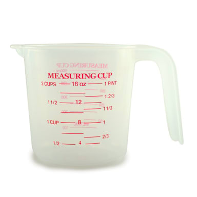 Norpro 3036 Plastic 2 Cup Measuring Cup with Metric Measurements