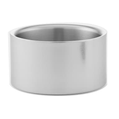 American Metalcraft SW4 S/S 4.5 x 2.5" Doublewall Wine Coaster