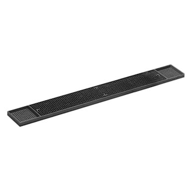 American Metalcraft BLM24 Black Rubber 3-1/4 x 27" Deluxe Bar Mat
