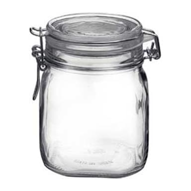 Bormioli Rocco 4949Q455 37-3/4 Oz Clear Top Fido Jar