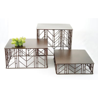 Culinaire IRFLW-3000 Copper Antiqued Prairie Riser Set