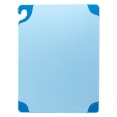 San Jamar CBG152012BL Saf-T-GripĀ® 15 x 20" Blue Cutting Board