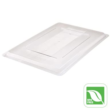 Rubbermaid FG330200CLR Clear Lid for 18 x 26" Food Tote Box