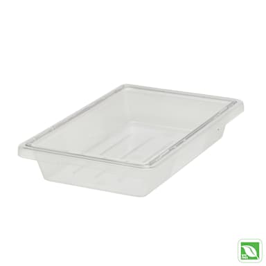 Rubbermaid FG330400CLR Clear 5 Gallon 18 x 12 x 9 Food Box