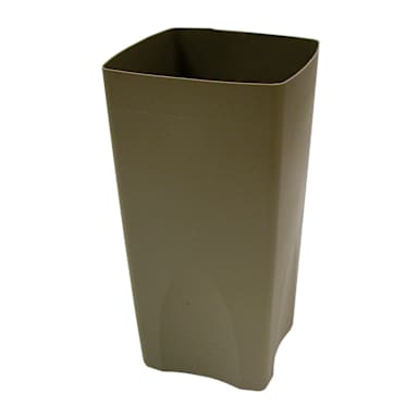 Rubbermaid FG356300 Beige Rigid Liner f/ Untouchable 19 Gal Waste Cans