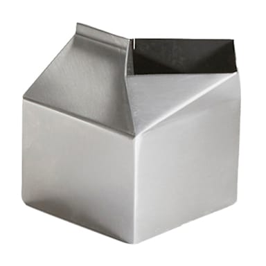 American Metalcraft MCC300 S/S 3 oz Milk Carton Creamer