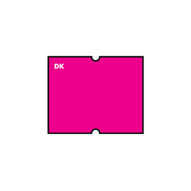 DayMark 110449 Fluorescent Pink Label For DM-4 Label Gun - 6000 / PK
