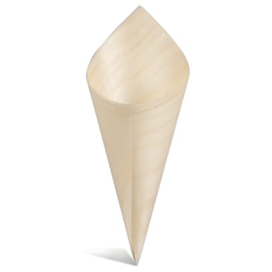 J.B. Prince R657 5 Wood Paper 5" Serving Cone
