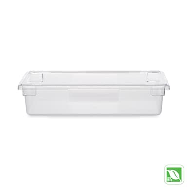 Rubbermaid FG330800CLR 26 x 18 x 6 / 8.5 Gallon Food Box