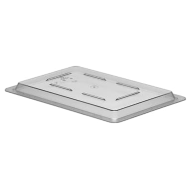 Cambro 1218CCW135 Camwear Clear 12" x 18" Food Storage Box Cover / Lid