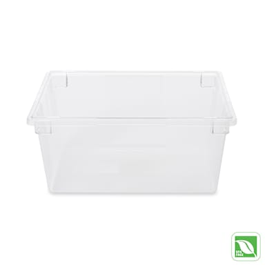 Rubbermaid FG332800CLR Clear 26 x 18 x 12 Food / Tote Box