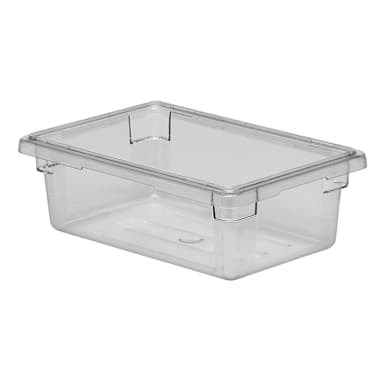 Cambro 12186CW135 Camwear Clear 12" x 18" x 6" Food Storage Box