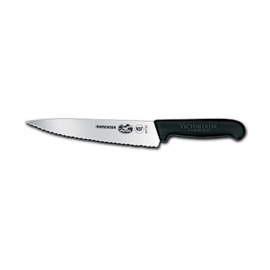 Victorinox 5.2033.19B Fibrox® Pro 7.5" Serrated Chef's Knife