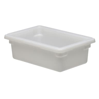 Cambro 12186P148 Camwear White 12" x 18" x 6" Food Storage Box