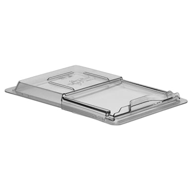 Cambro 1218SCCW135 Camwear Clear Half-Size SlidingLid Food Box Cover