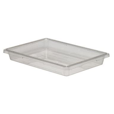 Cambro 18263CW135 Camwear Clear 18" x 26" x 3.5" Food Storage Box