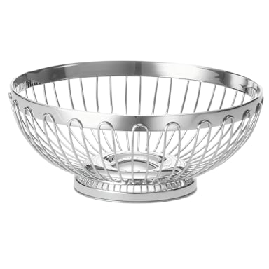 TableCraft 6177 Regent S/S 7" x 2-3/4" Round Basket