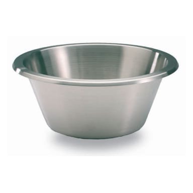 Matfer Bourgeat 702640 S/S 17 Qt. Flat Bottom Mixing Bowl