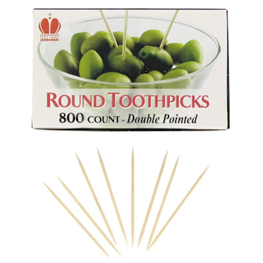 Disco® RH24 Unwrapped Round Hotel Toothpicks