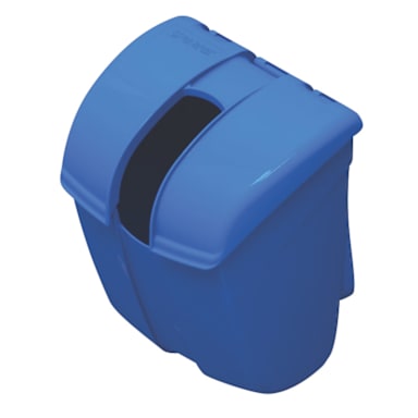 San Jamar® SI2000 Saf-T-Ice® Blue Scoop Caddy