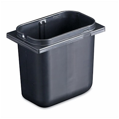 San Jamar® P9700BK Black 2.5 Quart Fountain Jar