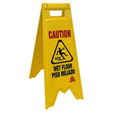 O-Cedar® 96991 Plastic Bilingual Wet Floor Sign