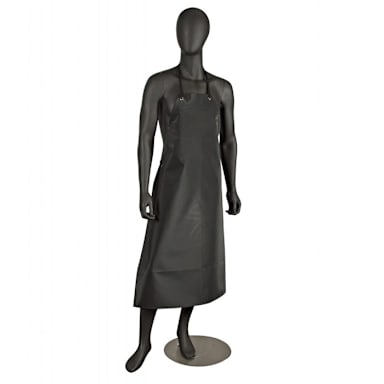 San Jamar® 615NBA-BK Neo-Flex™ Black Bib Apron